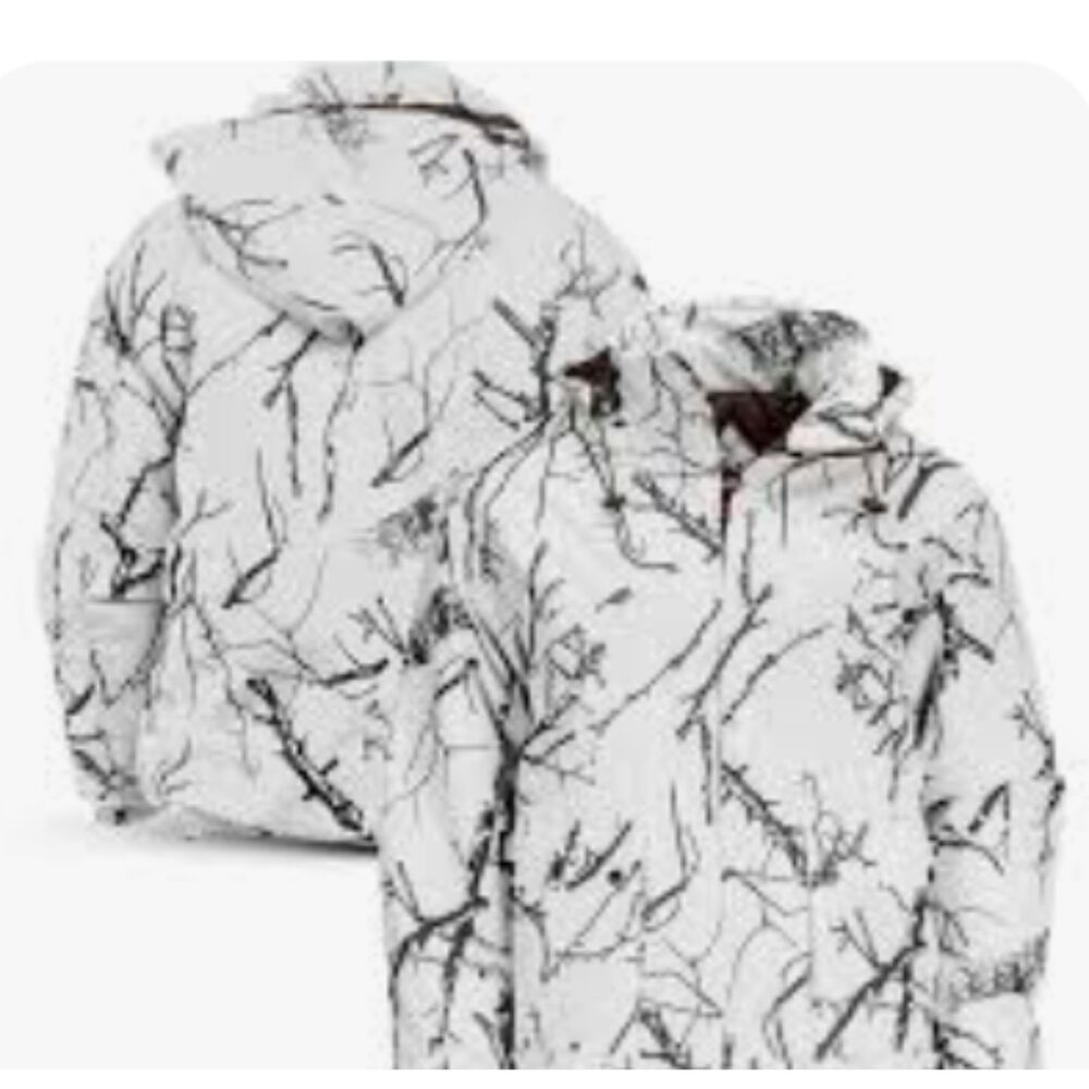 Huntworth Snow Camo Hunting Jacket Size Large NWT